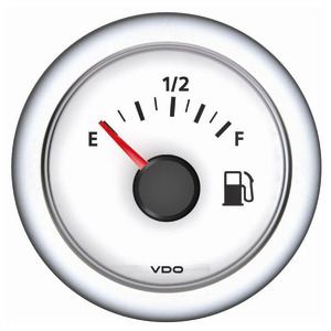Fuel level gauge 240/33 ohm white